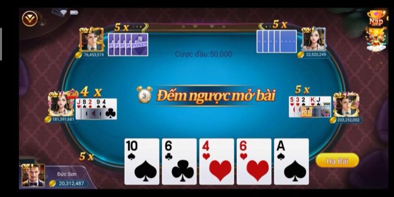 Nắm vững luật chơi bài Poker Bull